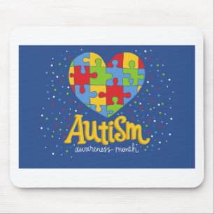 Månad för ökad medvetenhet om autism musmatta