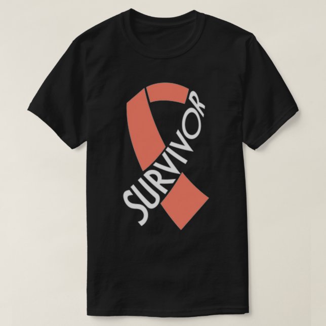 Månad för ökad medvetenhet om livmodercancer t shirt (Design framsida)