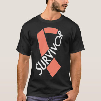 Månad för ökad medvetenhet om livmodercancer t shirt