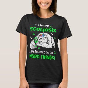 Månad för ökad medvetenhet om skolios Ribbon Gi T Shirt
