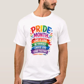 Månad för Pridefirande T Shirt