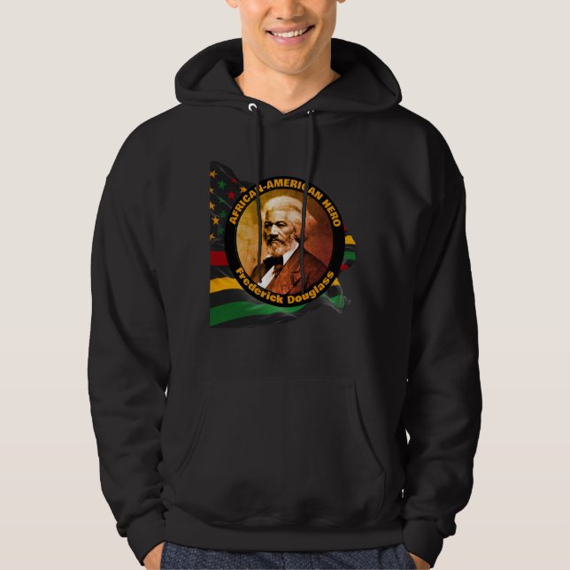 Månad för svart FREDERICK DOUGLASS-historia Hoodie (Framsida)