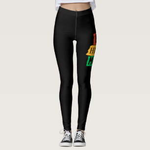 Månad för svart historik (3) leggings