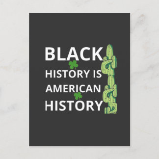 Månad för svart historik helg vykort