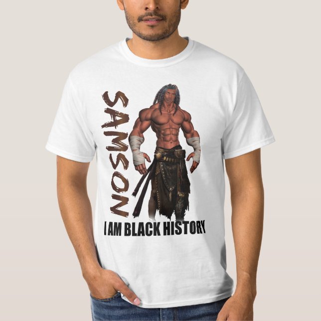 månad för svart historik t shirt (Framsida)