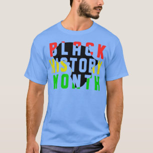 månad för svart historik t shirt
