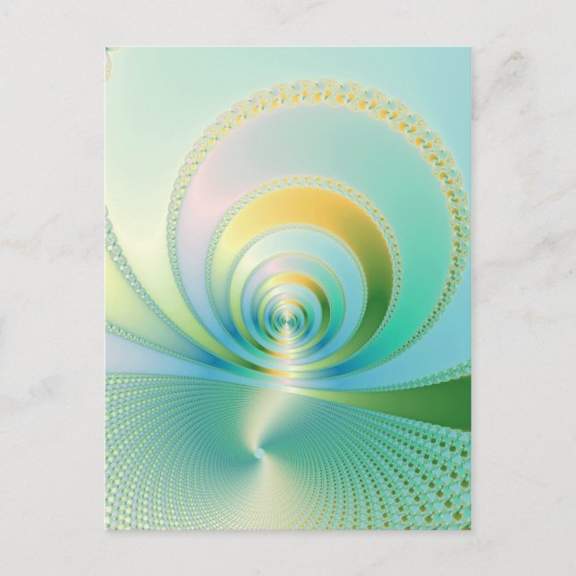 Månad - Fractal vykort (Framsida)