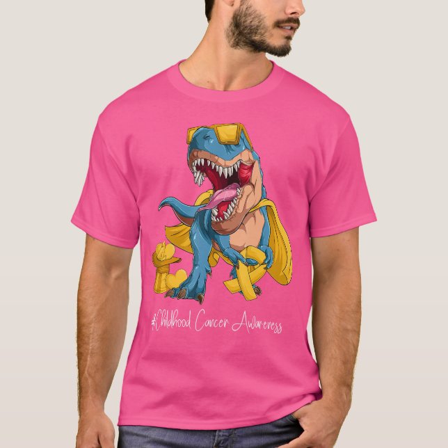 Månad Guld Ribbon Trex T Shirt (Framsida)