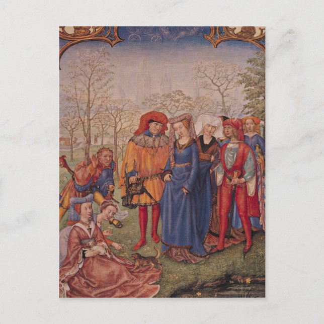 Månad i april vykort (Framsida)