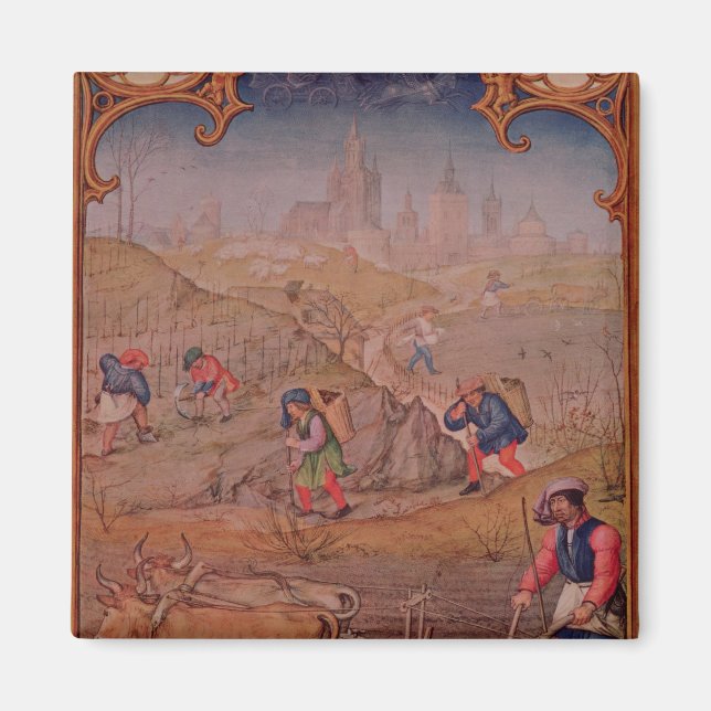 Månad i mars magnet (Framsidan)