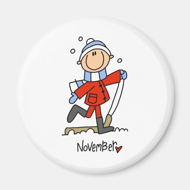 Månad i november magnet (Framsidan)
