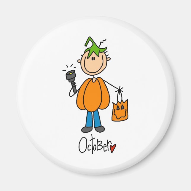 Månad i oktober magnet (Framsidan)