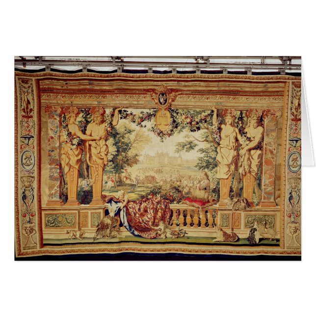 Månaden av den September chateauen av Chambord Hälsningskort (Framsidan Horizontal)