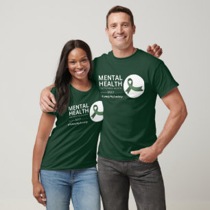 Månaden för medvetenhet om psykisk hälsa Ångest T Shirt