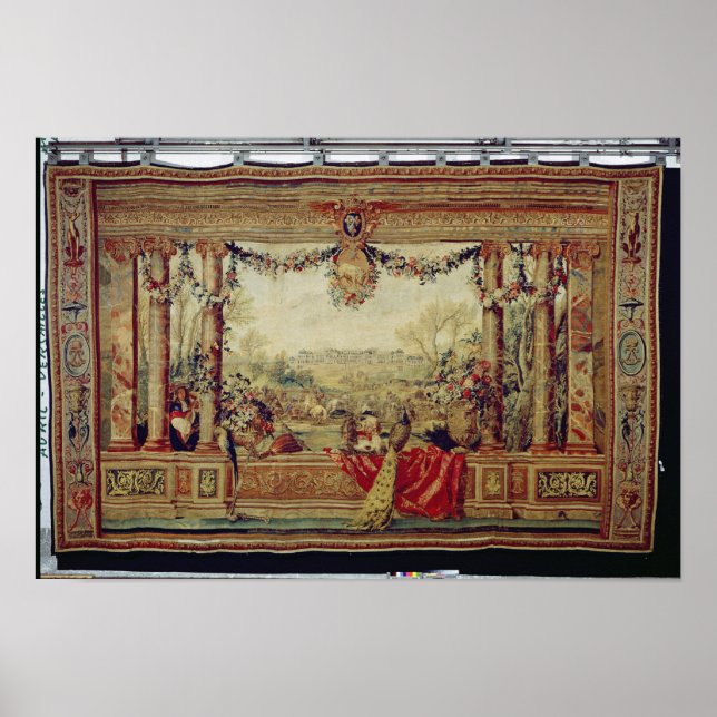 Månaden i april/ Chateau of Versailles Poster (Framsidan)