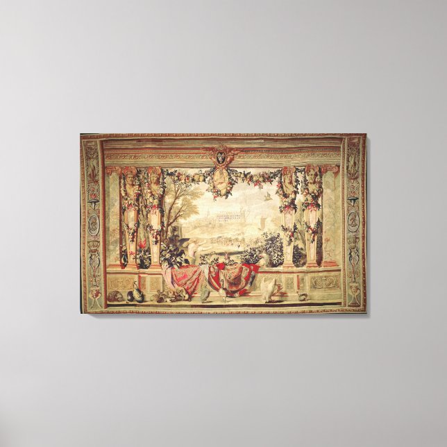 Månaden november/ Blois Chateau Canvastryck (Framsida)