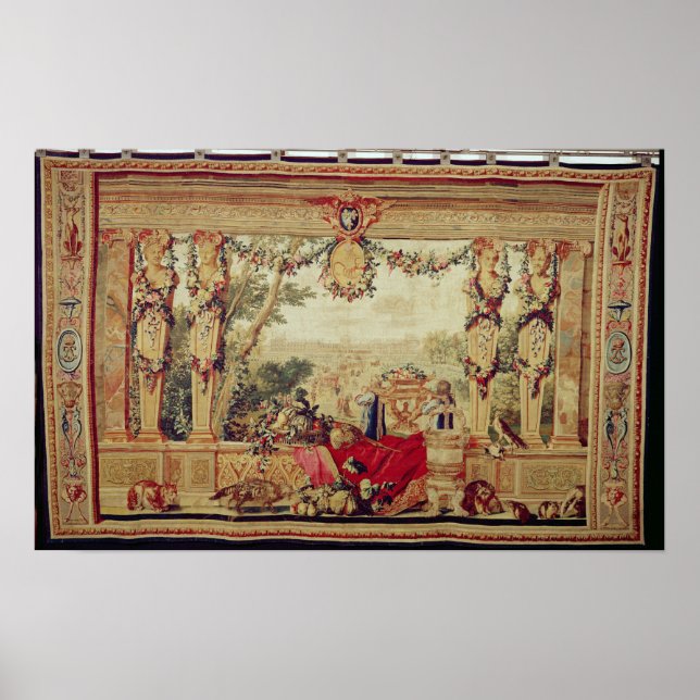 Månaden oktober/Tjateau för tuilerierna Poster (Framsidan)