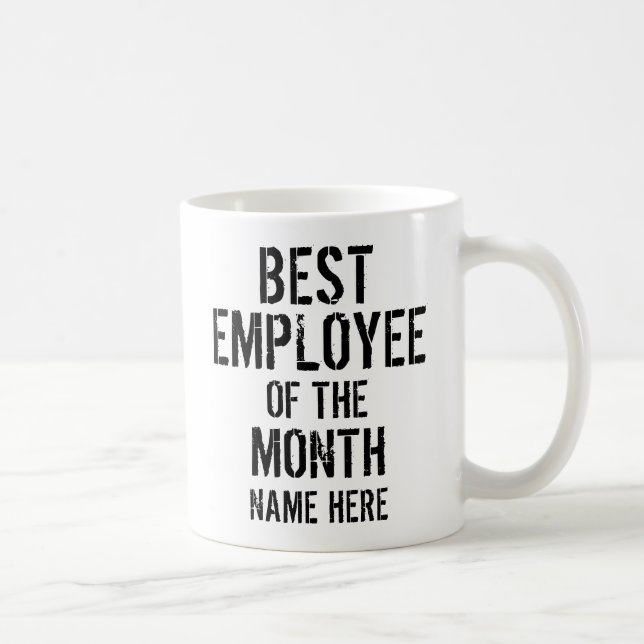 MÅNADENS BÄSTA ANSTÄLLDA PERSONALISERA KAFFEMUGG (Höger)