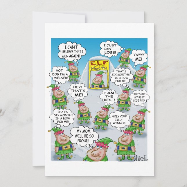 Månadens Tomte Julkort (Framsida)