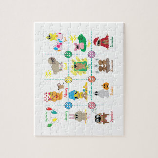 Månader av året pussel