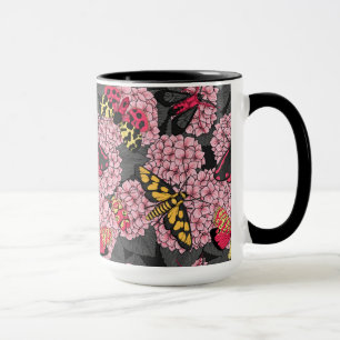 Månader på rosa vattenvägar mugg