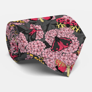 Månader på rosa vattenvägar slips
