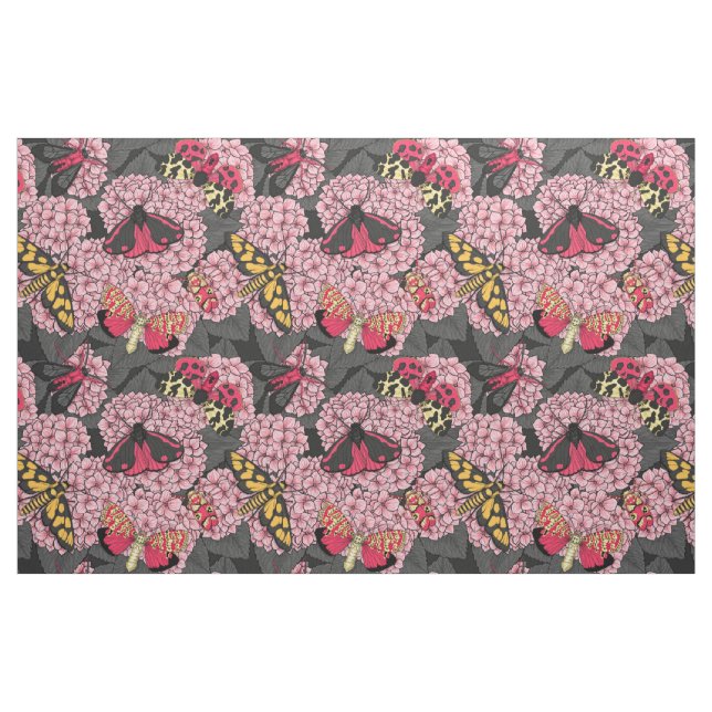 Månader på rosa vattenvägar tyg (Fat Quarter)