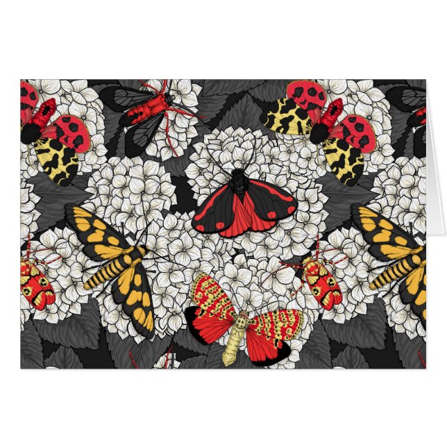 Månader på vita vattenvägar hälsningskort (Framsidan Horizontal)