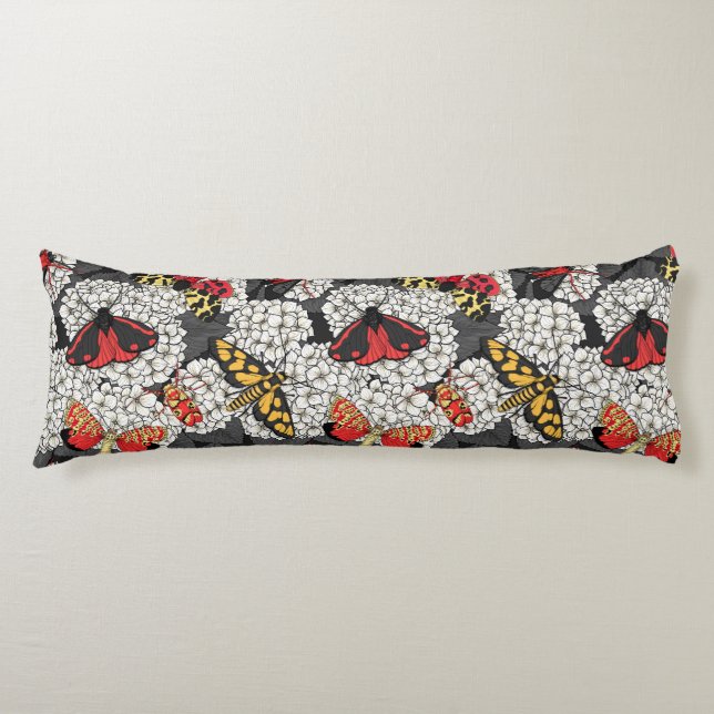 Månader på vita vattenvägar kroppskudde (Framsidan)