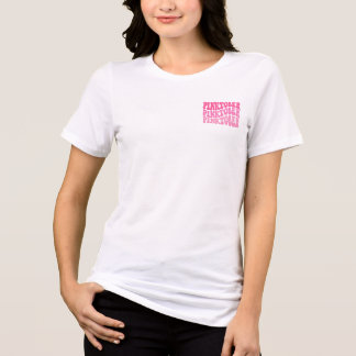 Månadsblandning för medvetenhet om Pinktober Breas T Shirt