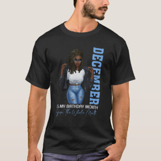 Månadsdagstidningen Black Girl är min födelsedag T Shirt