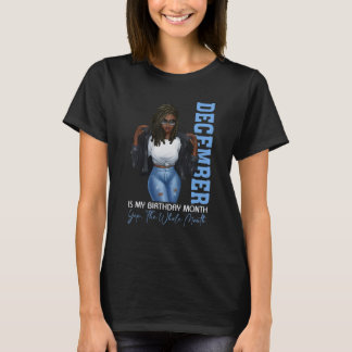 Månadsdagstidningen Black Girl är min födelsedag T Shirt
