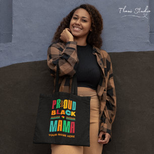 Månadsfamiljen Proud Black Mamma Black History Tygkasse