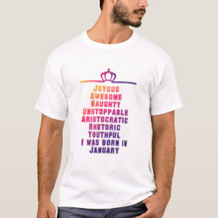 Månadsfödelsedag 1. t shirt