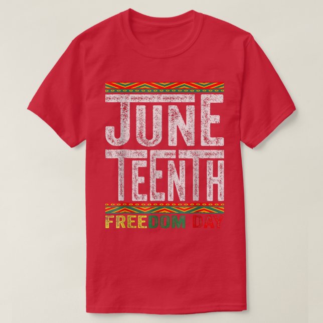 Månadsfrihet för svarta historier sedan 1865  t shirt (Design framsida)