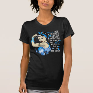 Månadsgåva för diabetesmedvetande för mäktiga krig t shirt