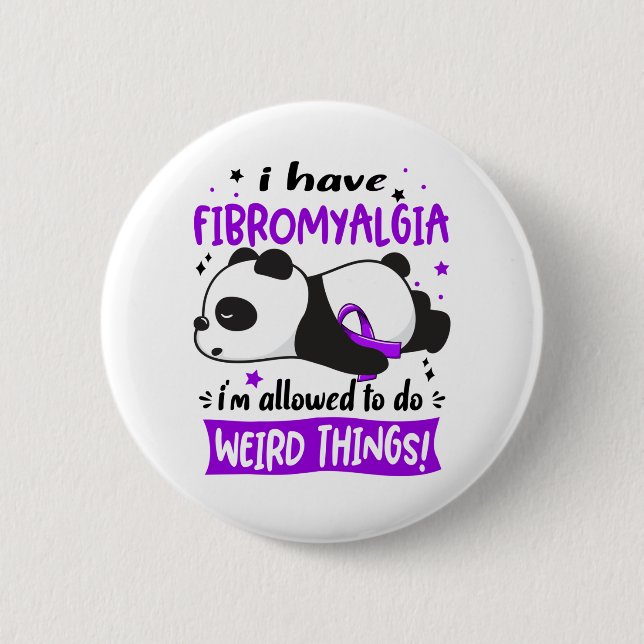 Månadsgåvor för ökad medvetenhet om fibromyalgi knapp (Framsida)