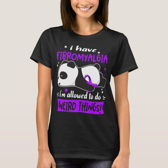 Månadsgåvor för ökad medvetenhet om fibromyalgi t shirt (Framsida)
