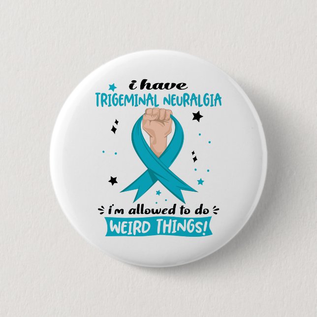 Månadsgåvor från Trigeminal Neuralgia Awareness Mo Knapp (Framsida)