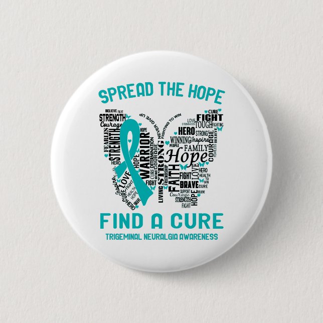 Månadsgåvor från Trigeminal Neuralgia Awareness Mo Knapp (Framsida)