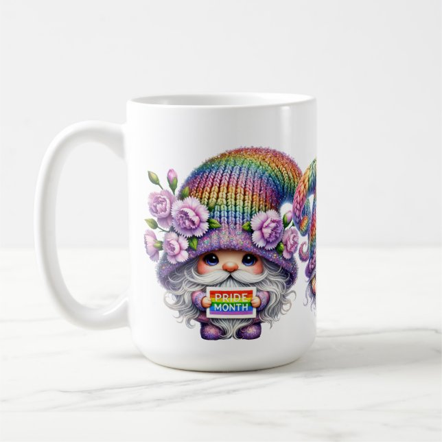 MÅNADSGNOMER FÖR ADORABLE CUTE PRIDE KAFFEMUGG (Vänster)