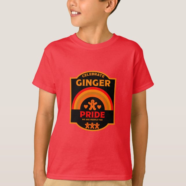 Månadshändelser för Ginger-Pridet T Shirt (Framsida)