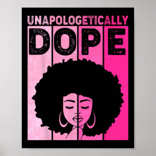 Månadshistorik för Cute Rosa Black, våg opologetis Poster