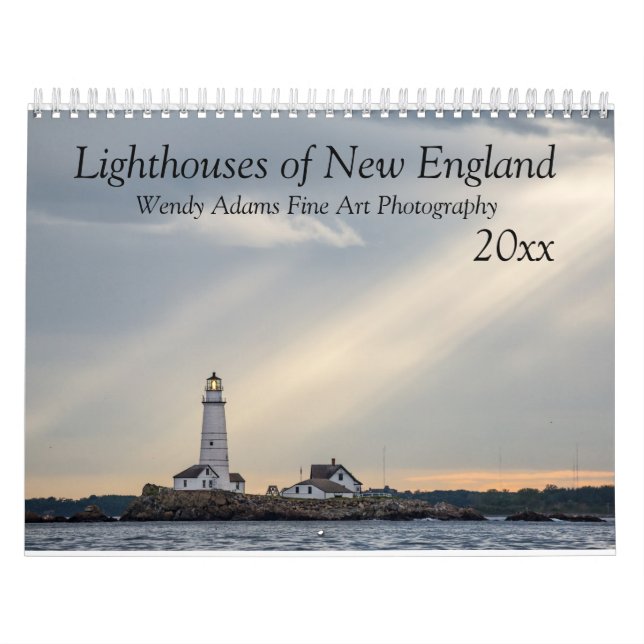 Månadskalender för 2020 i New England Kalender (Omslag)