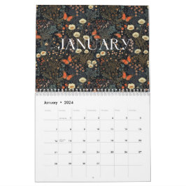 Månadskalender för Cottagecore Kalender