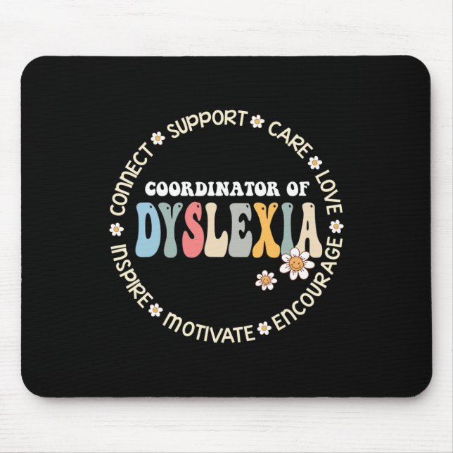 Månadslärare för Dyslexia Squad Awareness Lärare Musmatta (Framsidan)