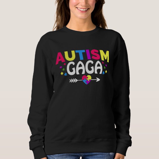 Månadsmedvetande om autism - matchande cute Autism T Shirt (Framsida)