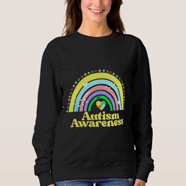 Månadsmedvetande om autism Skillnad mellan menyfli T Shirt (Framsida)