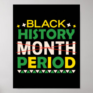 Månadsmoment för svart historik för svart historik poster