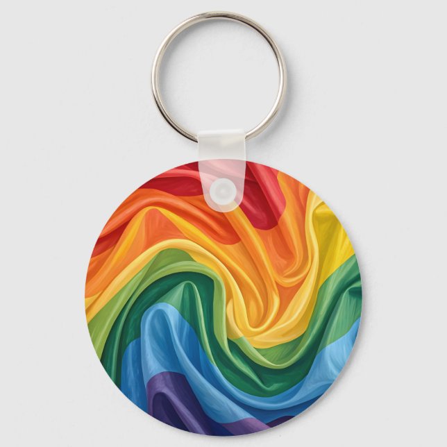 Månadsmönster för pride nyckelring (Framsida)